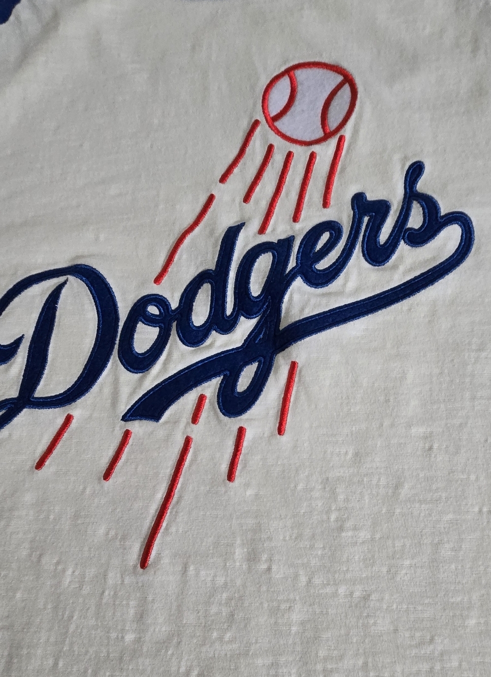 Mitchell & Ness Dodgers Embroidered Vintage Style Jersey Size M - Picture 7 of 11